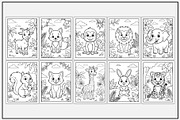 Mammal Animals Coloring Pages, an Animal Illustration by Lamia Emad (Thumbnail 3 of 5)