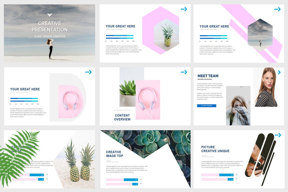Creative Powerpoint Presentation, a Presentation Template by SlideBester (Photo 3 of 19)