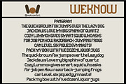 Observant and Aware font, a Sans Serif Font by weknow (Thumbnail 6 of 8)
