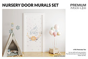 Nursery Door Murals Mockups, a Product Mockup by mock-ups (Thumbnail 1 of 9)