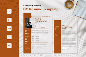 Modern Creative CV & Resume Template