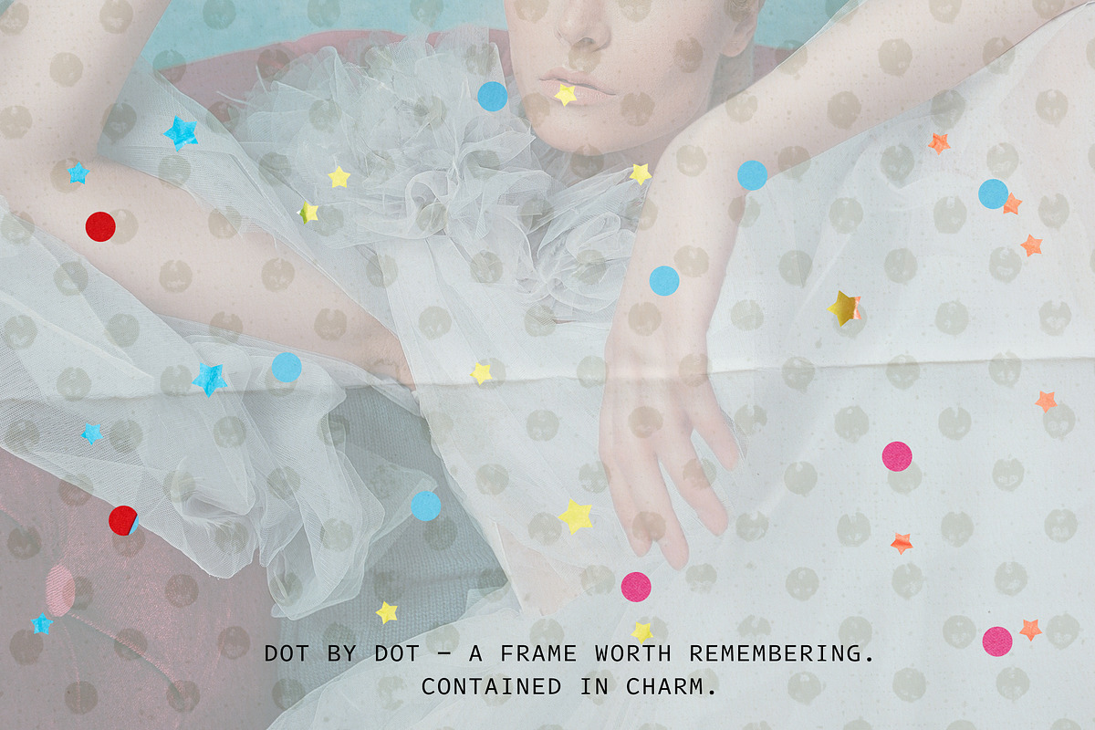 Polka Dot Frames & Tissue Paper, a Texture Graphic by Anzhelika (Photo 4 of 10)