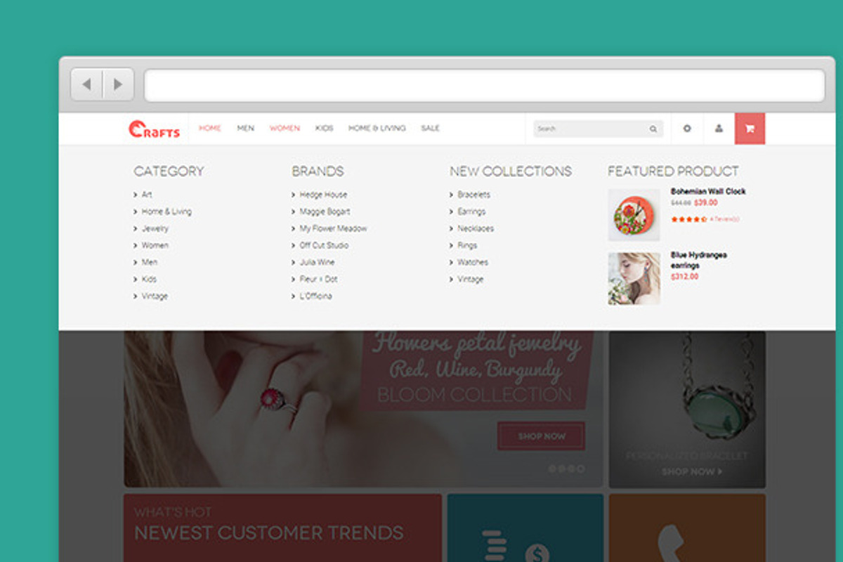 Crafts - for Magento Handmade Stores, a Websites & App Template by UberTheme (Photo 4 of 5)