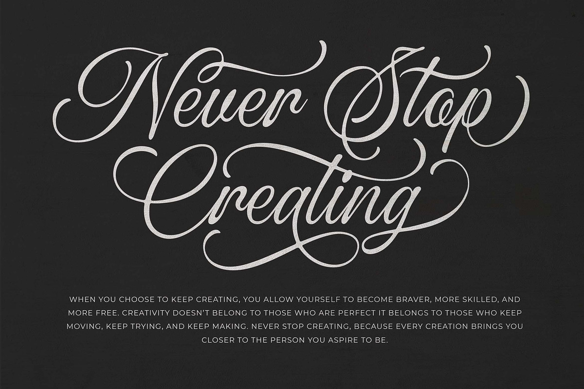 Ocean Delight a Stylish Script Font, a Script Font by Blankids Studio (Photo 6 of 13)