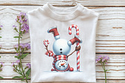 Funny Snowman Sublimation png, an Illustration by Libby Wishes (Thumbnail 5 of 5)