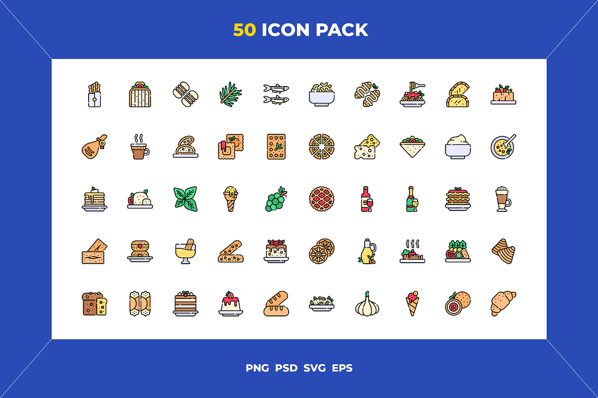 Italian food icons, an Icon by Wencory (Photo 1 of 2)