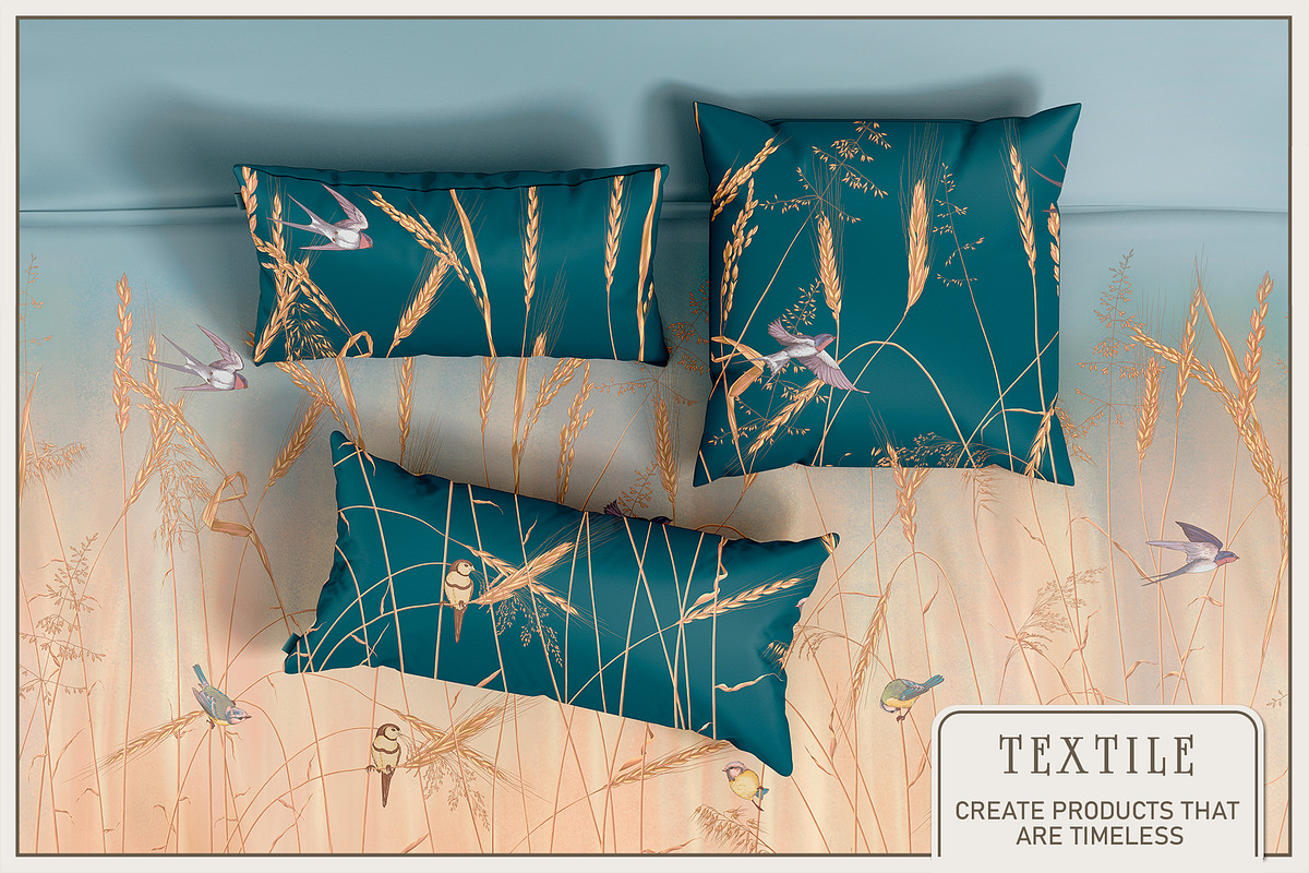 Fresco collection Wheat Serenade, a Wallpaper Graphic by Natalia0307 (Photo 13 of 14)