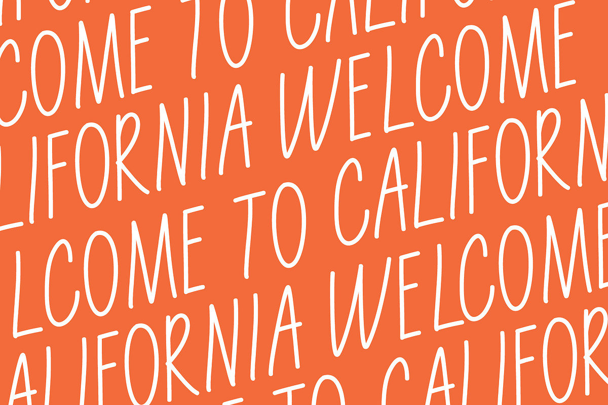 Venice Beach Font, a Sans Serif Font by Eike Creative (Photo 4 of 4)
