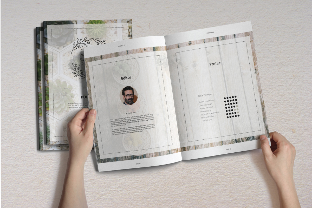 Portfolio Template Indesign Vol. 3, a Brochure Template by Tiempo co (Photo 2 of 10)