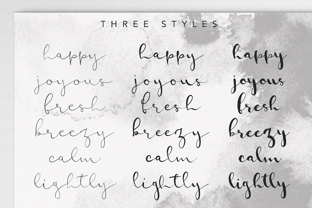 Serpentine Script Font Family, a Script Font by Wooly Pronto (Photo 4 of 8)