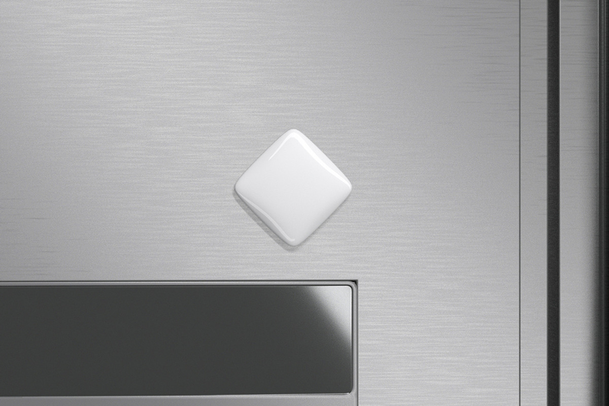White Rhombus Fridge Magnet 3D Model, an Object 3D Model by rebrandy (Photo 2 of 9)