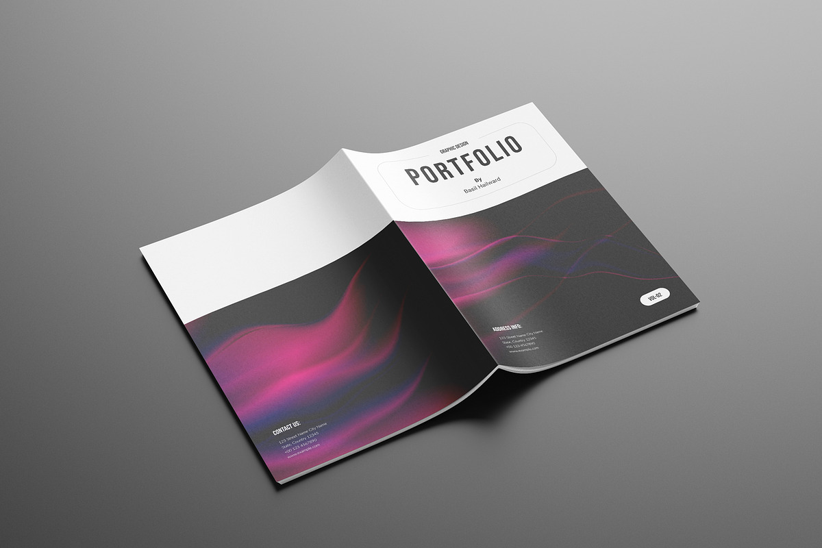 Colorful Portfolio Layout Template, a Brochure Template by Seeing-art (Photo 7 of 9)