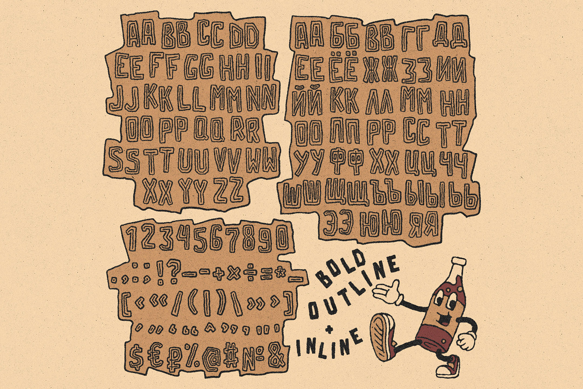 BOOZY | FONT FAMILY, a Font by 2DFUNS (Photo 9 of 9)