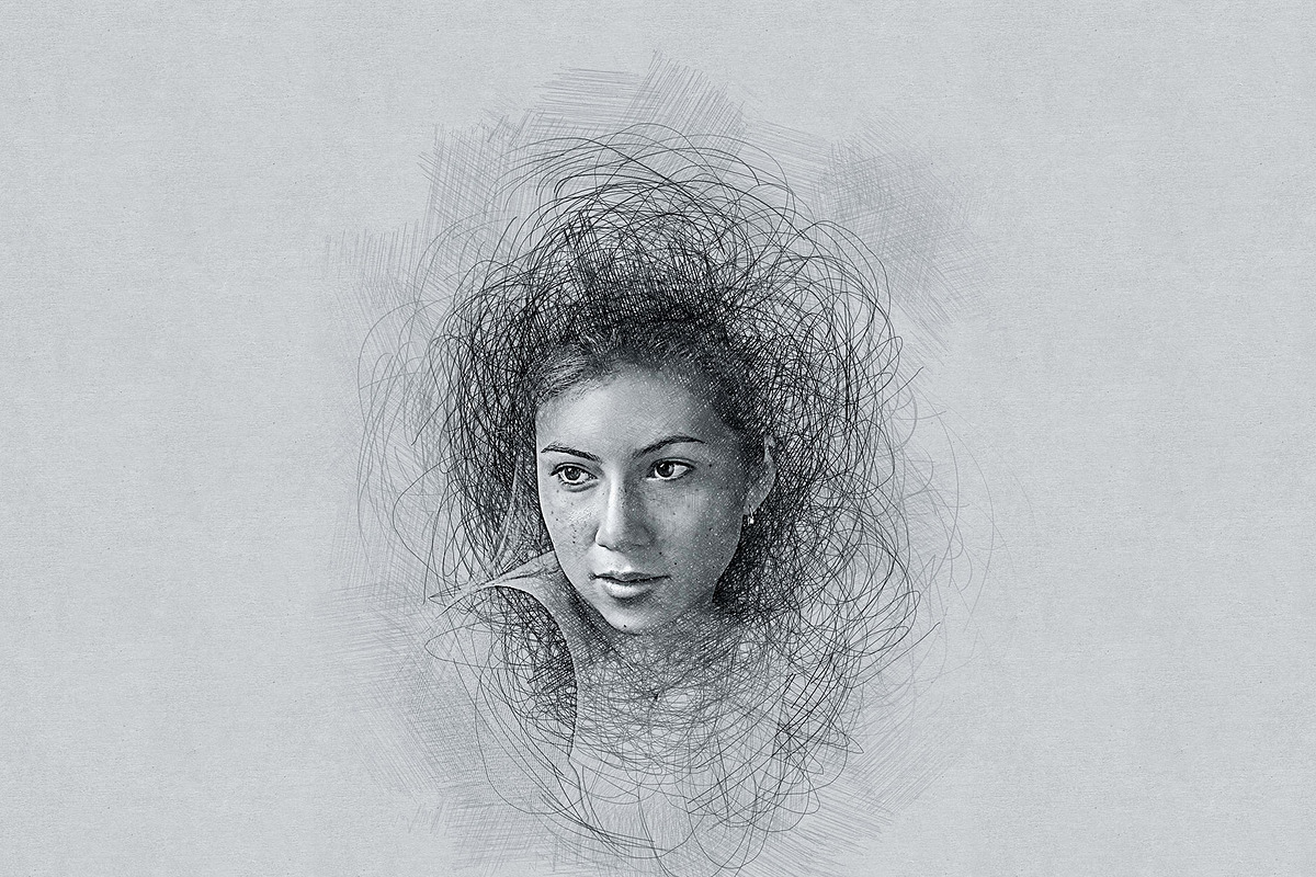 Sketch Art Editable Photo Effect, an Action Add-On by Photoshop Action (Photo 4 of 16)