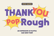 Pop Rough – Expressive Playful Font, a Sans Serif Font by Tiptop Graphic (Thumbnail 10 of 10)