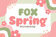 Fox Spring Font, a Handwritten Font by Fox7 By Rattana (Thumbnail 1 of 9)