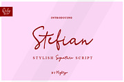 NEW_Stefian Script, a Script Font by mightype (Thumbnail 1 of 8)