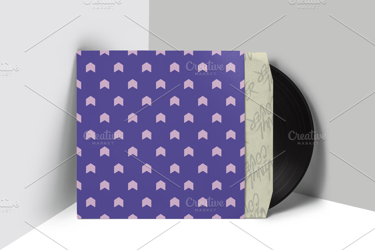 Purple seamless arrow patterns, a Pattern Graphic by ExpressShop (Photo 3 of 6)