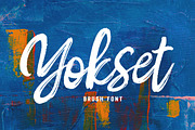 Yokset, a Script Font by Dhan Studio (Thumbnail 1 of 5)