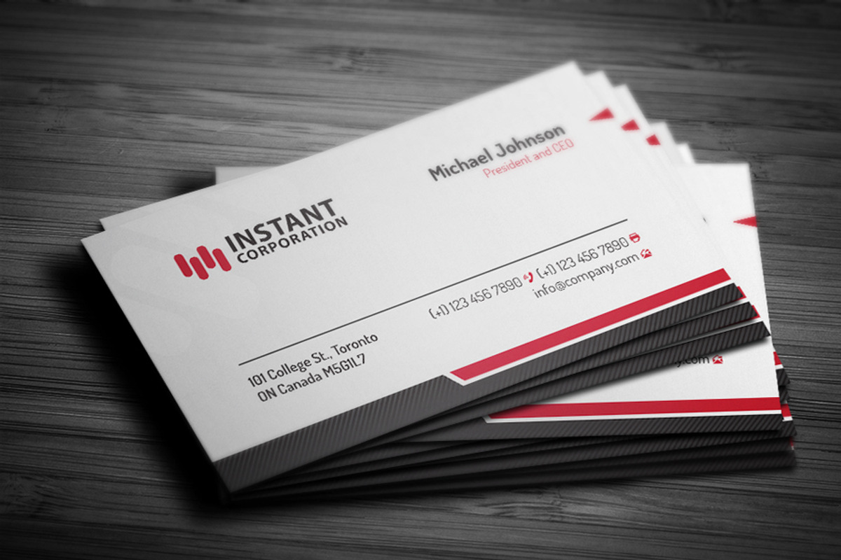 Corporate Business Card 14, a Business Card Template by RQ Designs (Photo 1 of 5)