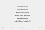 Ardent Round, a Sans Serif Font by Cassandra Cappello (Thumbnail 4 of 12)