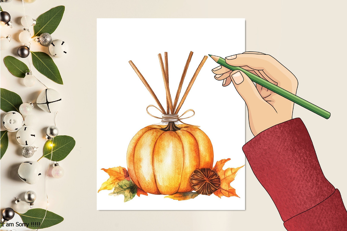 Air Freshener Watercolor Clipart's, a Work Illustration by RobertsArt (Photo 4 of 7)