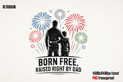 4th of July Father’s Day PNG Bundle, an Object Graphic by GlitterCraft (Thumbnail 26 of 61)