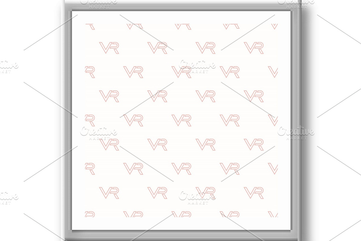 Seamless Modern Pattern With VR, a Pattern Graphic by FineArtStudio (Photo 3 of 3)