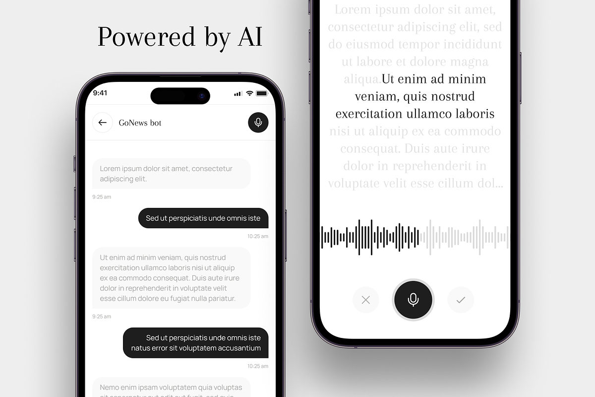 Gonews UI Kit: AI-Powered News Apps, an UI Kit Template by Fluttertop (Photo 5 of 8)