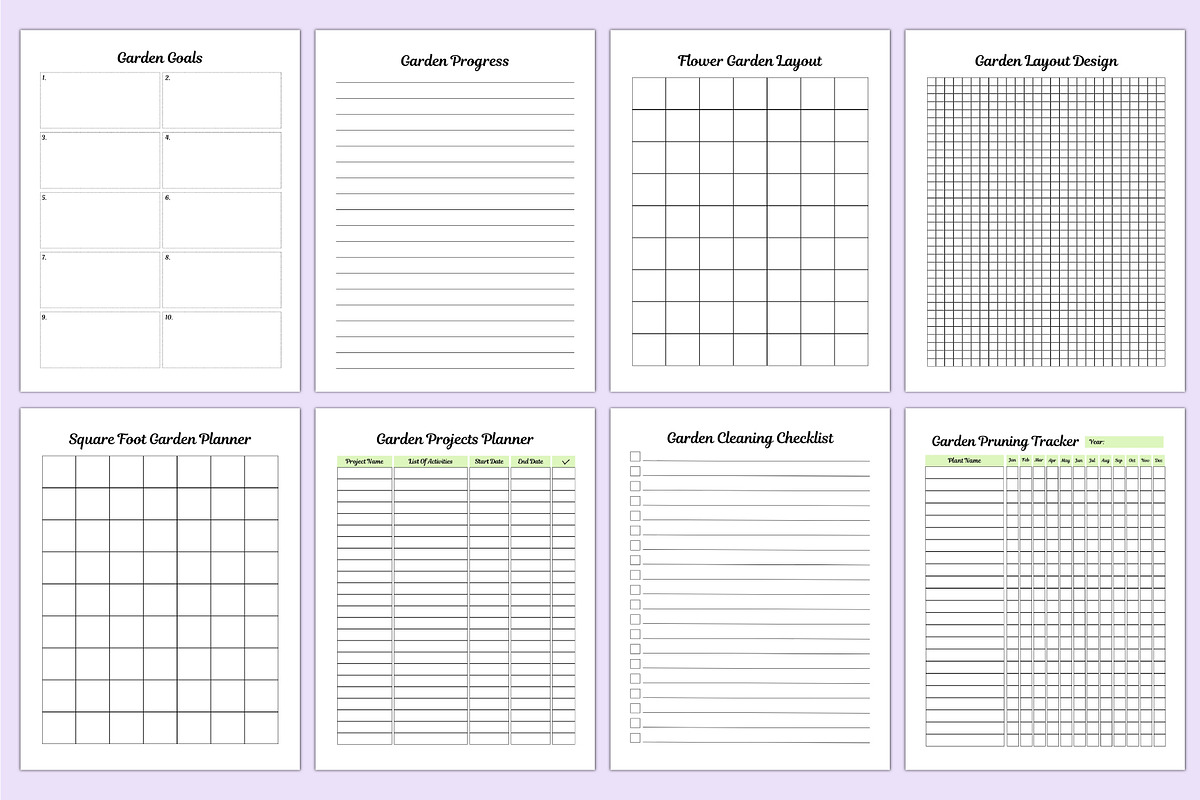 2025 Garden Planner For Canva, a Stationery Template by Shumaya (Photo 5 of 8)