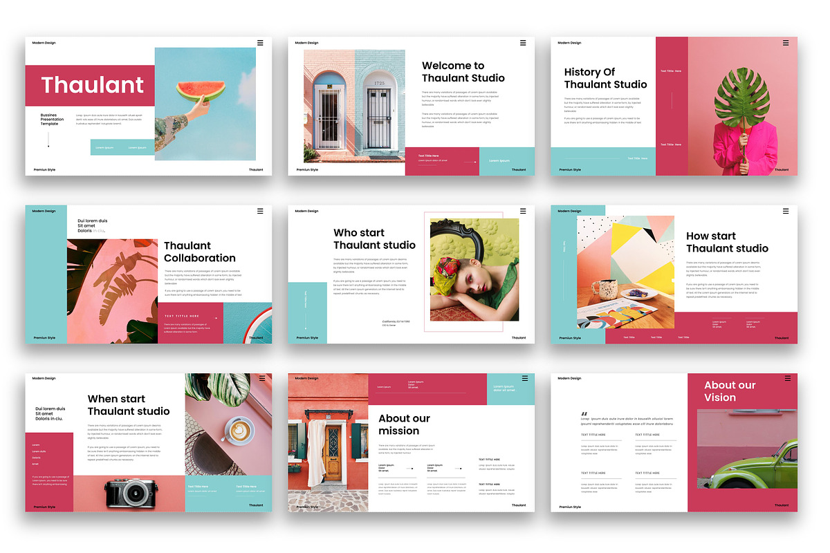 Thaulant – Business PowerPoint, a Presentation Template by kreatifreya (Photo 2 of 5)
