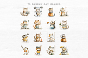 Quirky Cats Vol 2, an Animal Illustration by EllyandLima (Thumbnail 7 of 10)