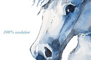 Watercolor Magic of Unicorn Clipart, an Animal Illustration by ArtCreationsDesign (Thumbnail 7 of 7)