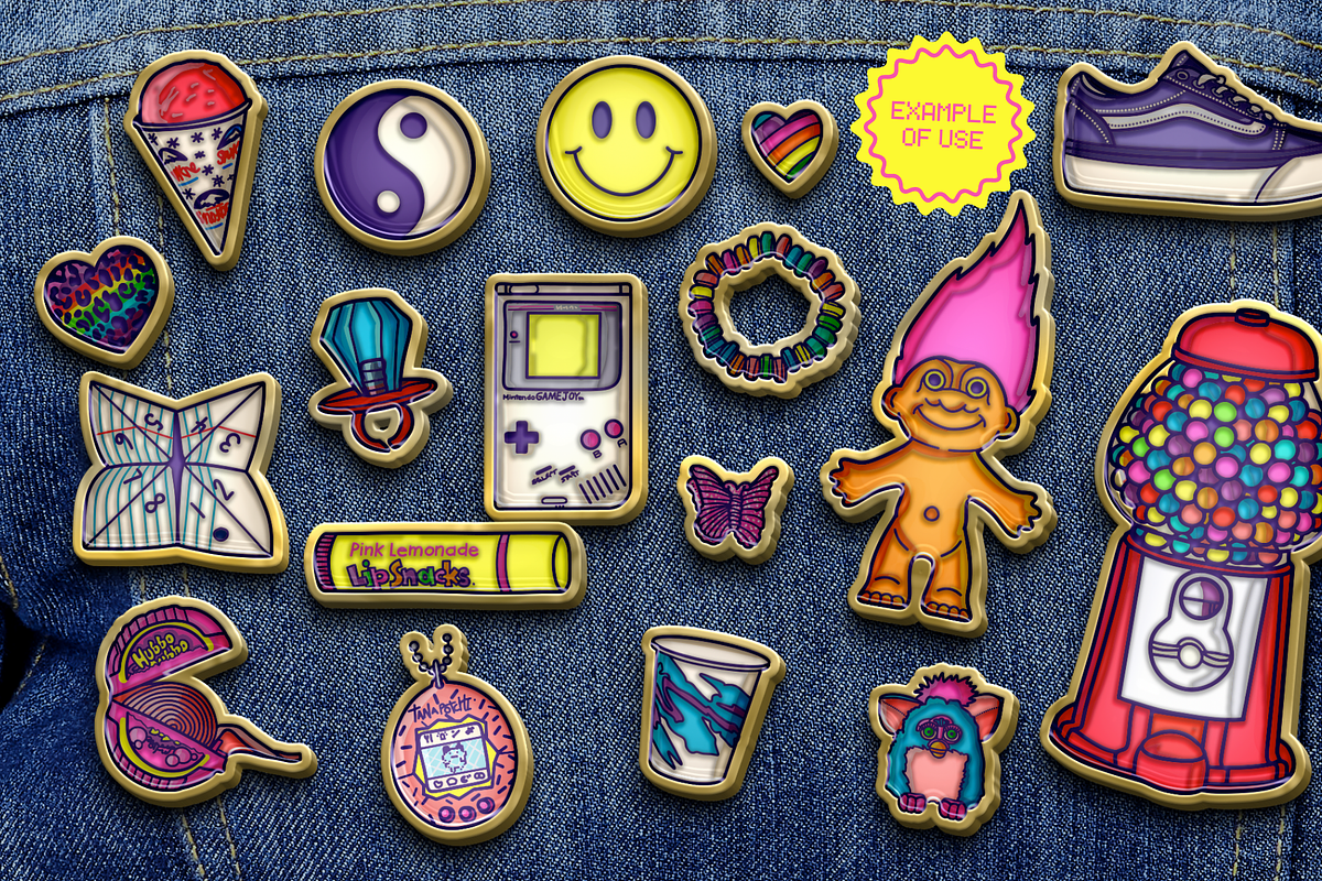 90's Kids Nostalgia Clipart Set, an Illustration by CherithDrawsThings (Photo 8 of 8)