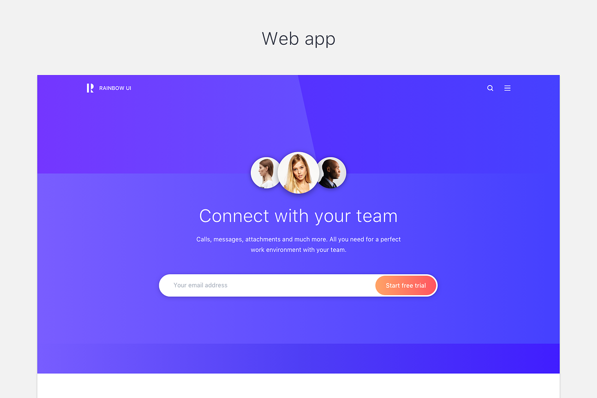 Epic Rainbow UI Kit Sketch + PSD, an UI Kit Template by EpicShop (Photo 3 of 4)