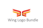 5 Wings Logo Bundle, a Branding & Logo Template by Sahade Studio (Thumbnail 1 of 6)