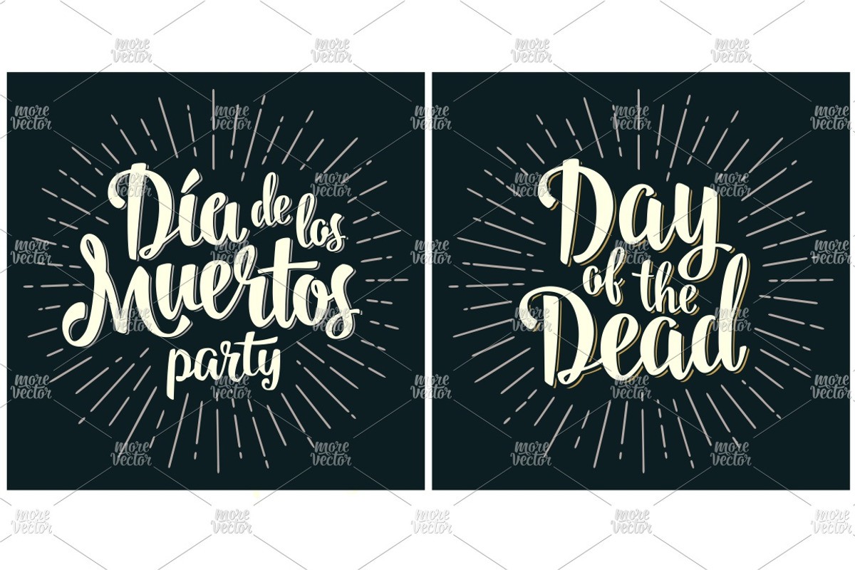 Bundle engraving mexican skeleton, an Illustration by MoreVector (Photo 11 of 14)