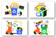 10 E-Waste Recycling Illustration, a Person Illustration by denayunebgt (Thumbnail 3 of 4)