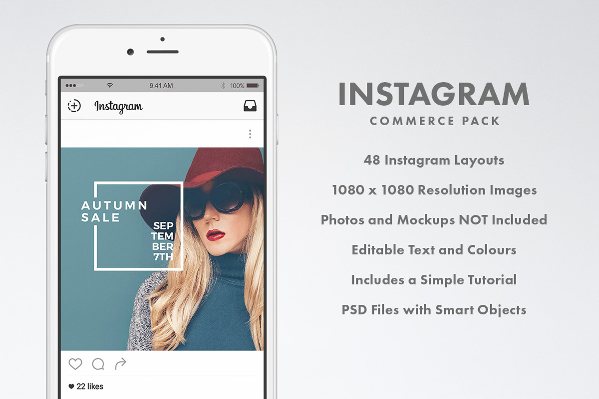Instagram Commerce Pack, a Social Media Template by Tugcu Design Co. (Photo 5 of 5)