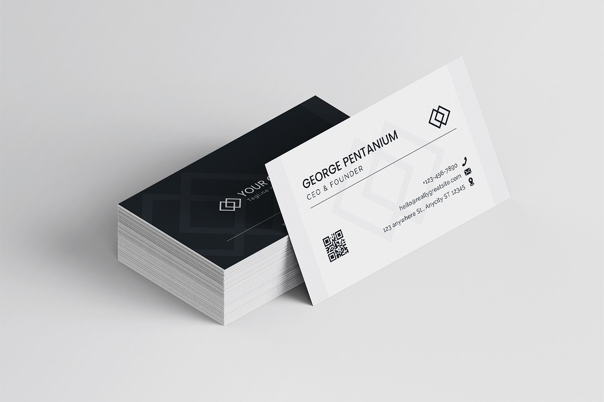 Minimalist Business Card Design, a Business Card Template by Artnivora.Std