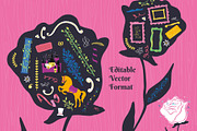 Classical Fairy Tale Graphics Bundle, a Decorative Illustration by Wingsart Studio (Thumbnail 4 of 11)