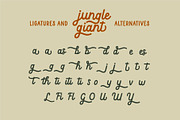 Jungle Giant Font Duo, a Script Font by Rachel Kick (Thumbnail 13 of 13)