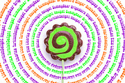 BrownyGroove - a retro psychedelic, a Sans Serif Font by Brainware Graphic (Thumbnail 5 of 10)