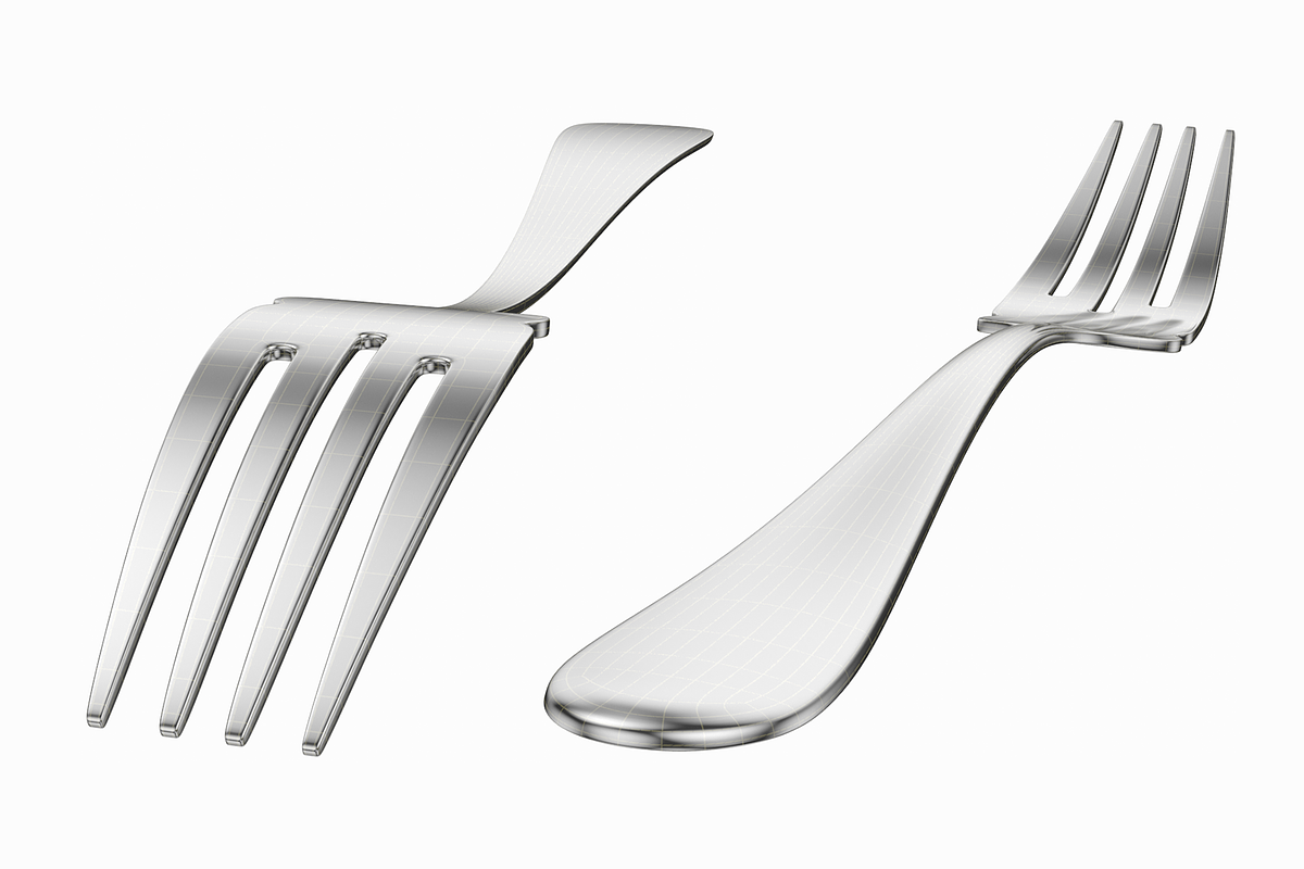 Generic Cutlery 12 Pieces COLLECTION, an Object 3D Model by VK Studio (Photo 13 of 17)