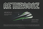 Voltine - Modern Neon Typeface, a Font by Flawless And Co (Thumbnail 2 of 10)