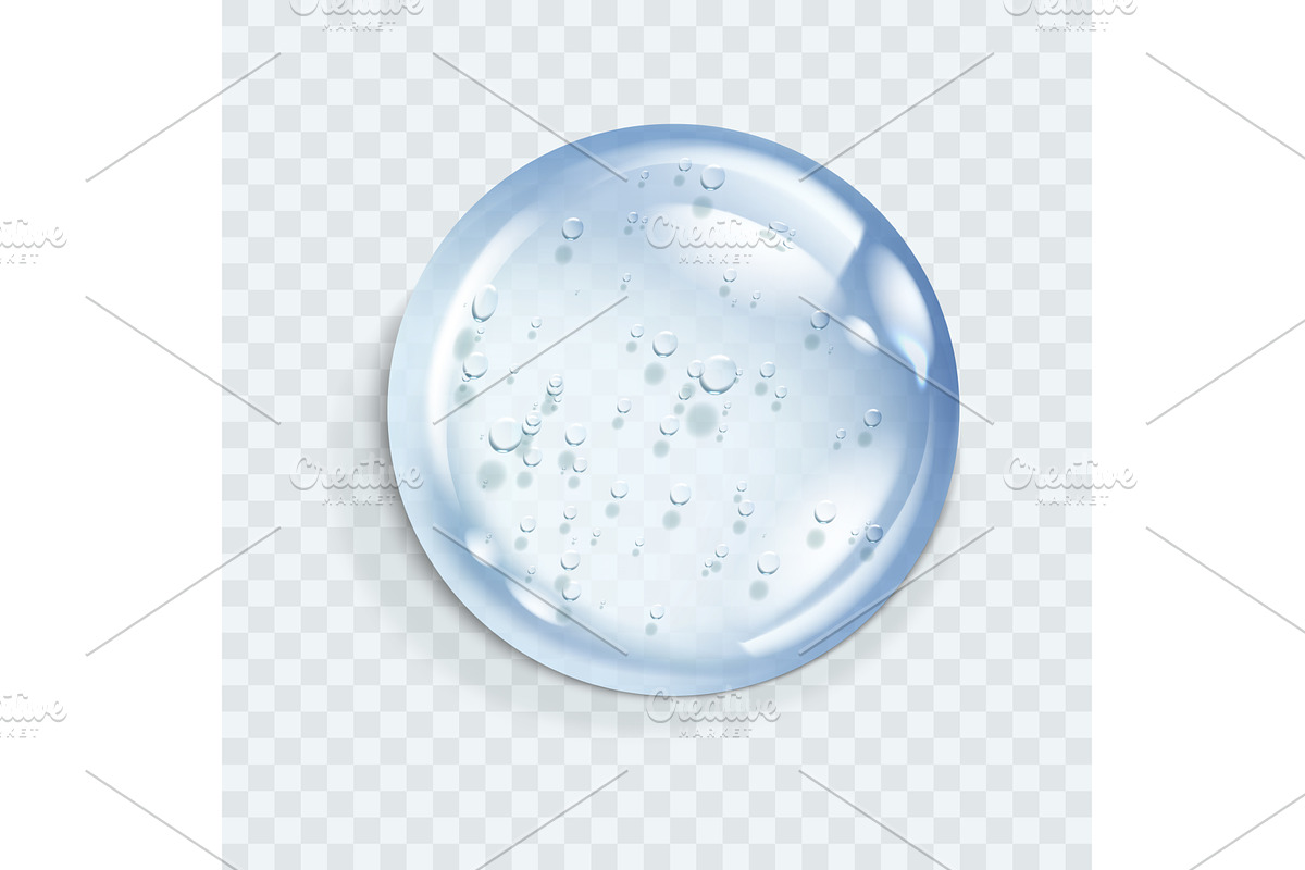 Hyaluronic acid bubble, an Illustration by Things for designers