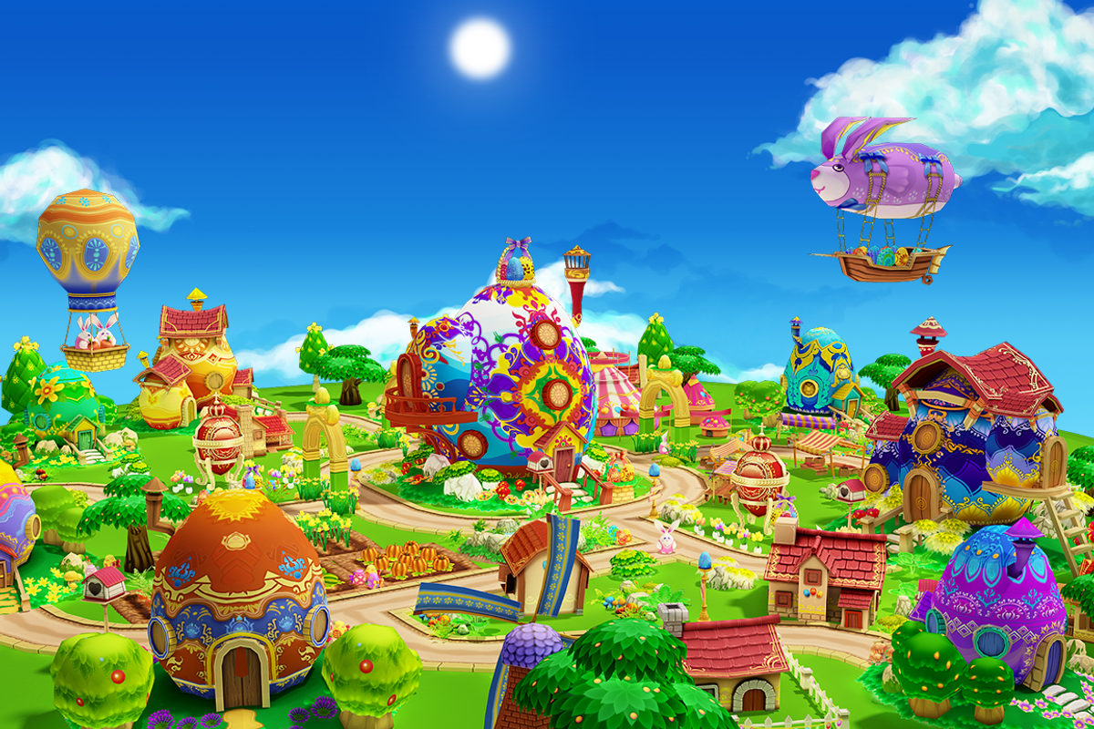Cartoon Easter Village, an Environmental 3D Model by Souchenki (Photo 12 of 31)