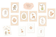 Woodland Birthday Watercolor Animals, an Animal Illustration by ElenaPlatovaArt (Thumbnail 12 of 22)