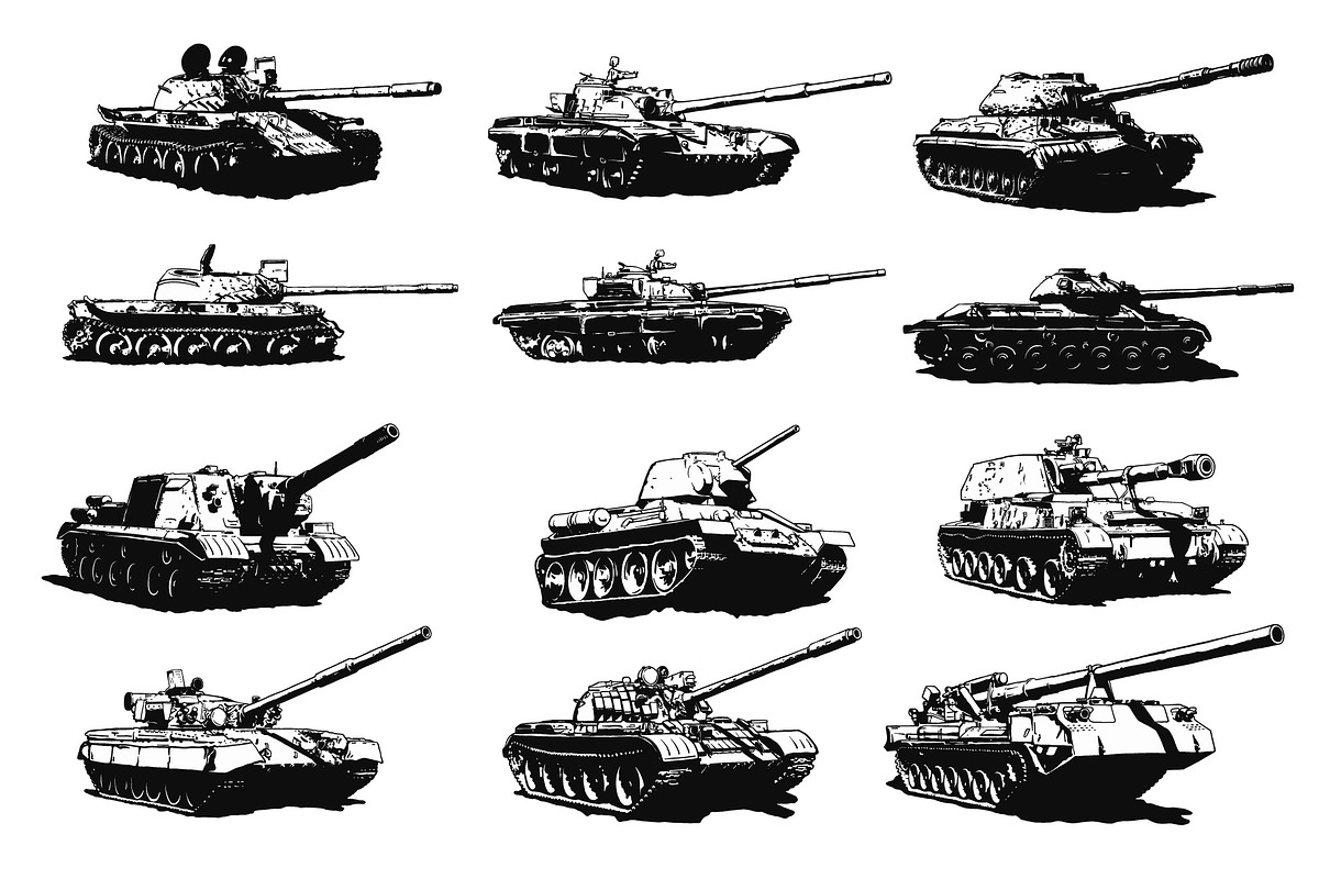 Tanks set, a Branding & Logo Template by illusign