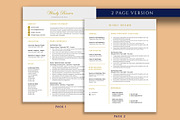 Modern Professional Resume Template, a Resume Template by VictoriousVita (Thumbnail 3 of 8)